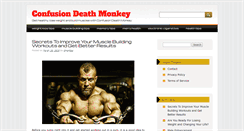 Desktop Screenshot of confusiondeathmonkey.com